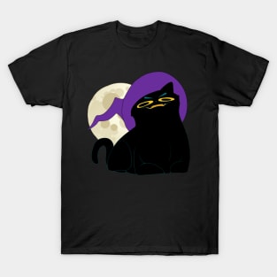 Spooky Void Witch Cat T-Shirt